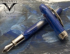 Van Gogh - Fuori produzione - Stilografica 1 Midi Blue - Silver - Penna Stilografica